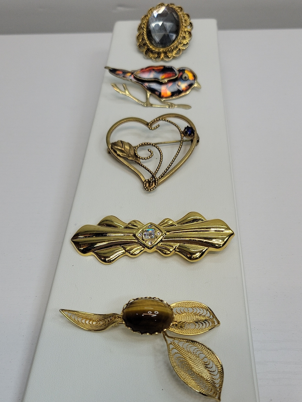 Gold-Tone Brooch Bundle